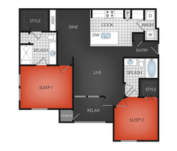 The Hudson 3203 floor plan